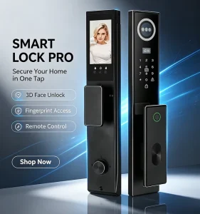 Factory Sale Tuya App Electronic Digital Smart Lock Security Facial Lock With Keypad Network Safe Memory Card Storage Lock