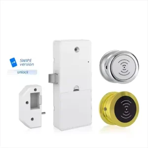 Factory Stainless Steel Smart Door Lock with RFID Card and Password Unlock for Hotel Use Electronic Cabinet Lock