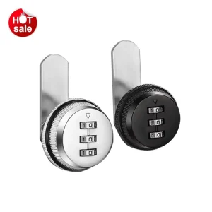 Factory Supply Zinc Alloy Password Coded Cam Locks with 1 1 8″ Cylinder Chrome Finish Security Combination Cabinet Lock