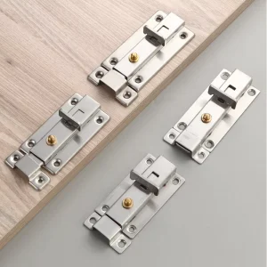 Factory direct Stainless Steel Flanged Thickened Self-resetting Latch Automatic Door Bolt Hardware