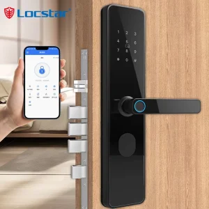 Fingerprint 6085 Mortise Smart Door Lock with Remote Control for Apartment