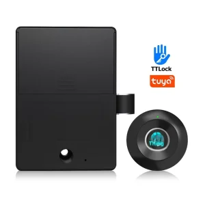 Fingerprint Aluminum Cabinet Door Drawer Lock Fingerprint Sensing Handle Free Automatic Anti Theft File Cabinet Safe Silent Lock