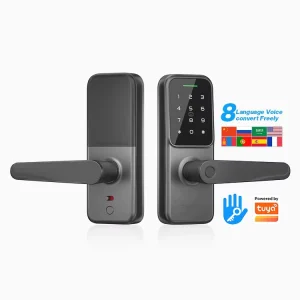Fingerprint Digital Password Smart Door Lock for Commercial Apartments and Indoor Use with WiFi