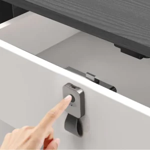 Fingerprint Electronic Smart Cabinet Lock for Wardrobe Drawers and File Storage with Touch Screen