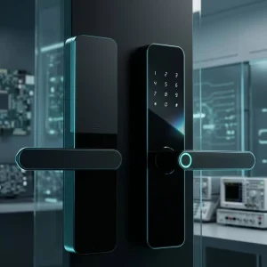 Fingerprint Keypad Deadbolt Door Lock with App and Voice Control, Compatible with Alexa and Google