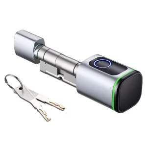 Fingerprint RFID Card Smart Cylinder Lock Electronic Digital Biometric Mechanical Key Door Lock Tuya App Control