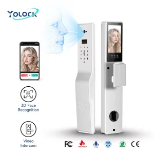 Fingerprint Unlock Tuya Smart Lock Electronic Digital Lock for Aluminum Door