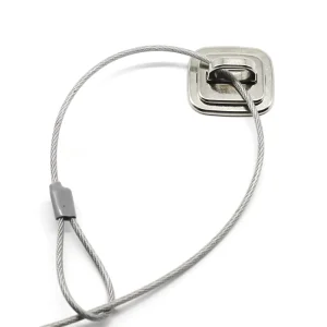 Flexible Laptop Security Lock Cable Desk Mount Security Anchor Base Plate With Adhesive for Keyed or Combination Cable Locks