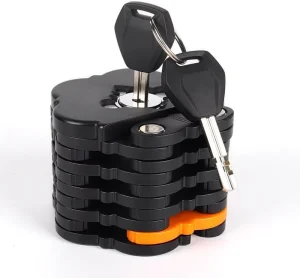 Foldable Electric Scooter Lock for E-Bikes, Mountain Bikes and Motorcycles