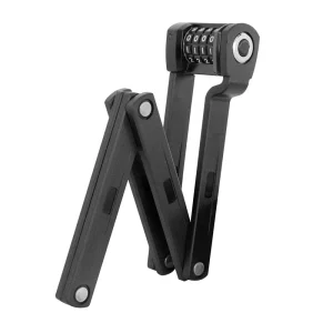 Folding Bicycle Chain Lock with 4-Digit Combination for Road Bikes and MTB