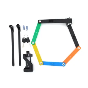 Folding Bicycle Lock Anti-Theft Mini Color
