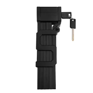 Folding Bicycle Lock with Bracket and Key for E-Bikes