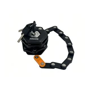 Folding Steel Joint Lock for E-Bike, Scooter, and Bicycle