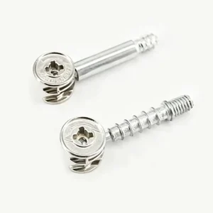 For 3 in 1 Steel Cam Lock Connectors with Zinc & Nickel Finish for Kitchen & Dining Furniture Hardware