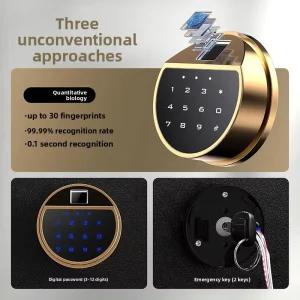 Fully Assembled Gun Cabinet Best Selling Cross Border Fingerprint Password Electronic Lock Alarm Safe GUNS1380 Home Business Use