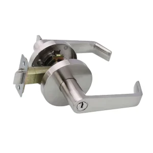 Furniture Lever Mechanical Door Lock, Zinc Alloy Tubular Privacy Lock, ANSI Grade 2, Commercial Hotel Heavy-Duty
