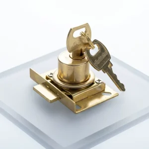 Furniture Lock for Bedroom and Apartment Use with Copper Privacy Drawer Security