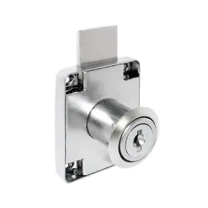 Furniture Metal Iron Square Cabinet and Desk Drawer Lock with Key