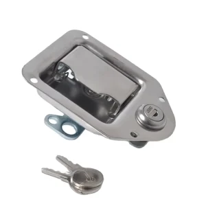 GL 12111 Stainless Paddle Latch Lock Flush Tool Box Lock Tear Drop Latch
