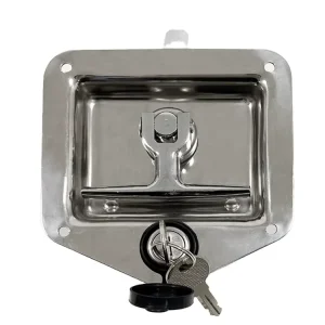 GL 12114 Key Lock 304 Stainless Steel Tool Box with T Handle Latch Polished Finish Waterproof and Anti Theft Feature
