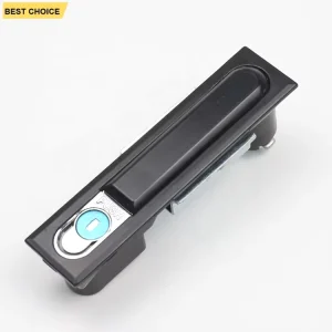 GL 12157 Push Button Electrical Cabinet Swing Handle Lock MS490 Key Cabinet Lock