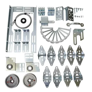 Garage Doors Heavy Duty Hardware Accessory Kit Durable Steel Parts for Professional Repair Companies
