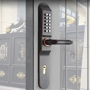 Garden Waterproof Mechanical Password Double-Sided Door Lock for Outdoor Wood Aluminium Doors Aluminum Alloy