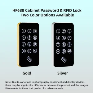 HF688SDN Keyless Locker Cabinet Lock With Password Unlock And RFID Induction For Hotel School Gym Office Furniture