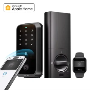 HK01/W NFC Digital WiFi Smart Door Lock IC Card Password Fingerprint Biometric Deadbolt Lock for Main Door