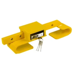 Hardened Steel Yellow Door Security Container Lock 380x90x90mm