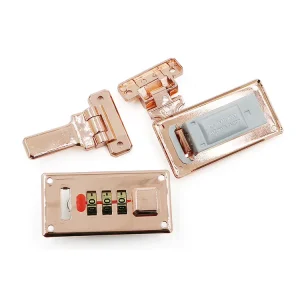 Hardware Accessories for Handbags Zinc Alloy Combination Lock Box with Code Luggage Bag Password Locker Cases