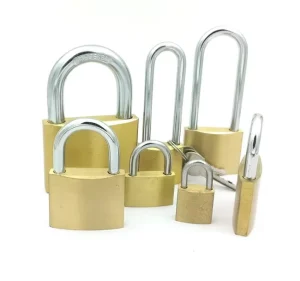 Heavy Duty Brass Padlock Square Shape Master Key Security Lock OEM Custom Logo Industrial Gate Storage