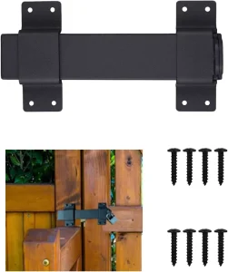 Heavy Duty Garden Ring Gate Latch Stainless Steel Fence Door Catch Set Whit Barn Door Hook