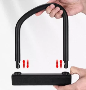 Heavy-Duty Hardened Steel Zinc Alloy Anti-Theft Bike U Lock for Motorcycles