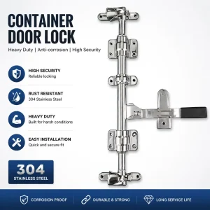 Heavy Duty OEM Container Door Lock Security Padlock Hasp with Custom Logo for Trailer Truck