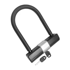 Heavy Duty Security Bicycle D-Lock with Key, Anti-Theft