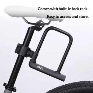 Heavy Duty Steel Alloy U Lock For Electric & Ordinary Bicycles Anti Theft Waterproof Bicycle Safety Lock With Bracket