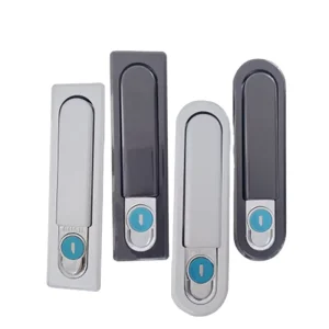 Hengsheng MS618 Zinc Alloy Swing Handle Electric Panel Door Lock with Push Button Cabinet Electric Lock