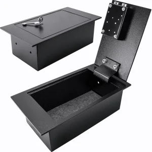 Hidden Floor Safe with Key Lock Hidden Money Safe Box for Home Fire Resistant Safe Box with Key Lock for Home Fireproof