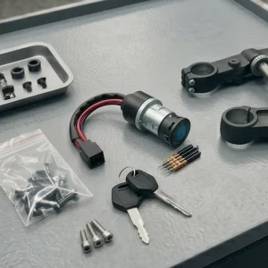 High Quality Anti Theft Ignition Switch with Keys for Yamaha R1 R6 Motorcycle Security Lock Parts