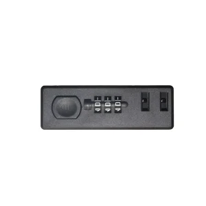 High Quality Anti theft Black ABS 3 Digits Luggage Fixed Safe Zipper Combination Lock