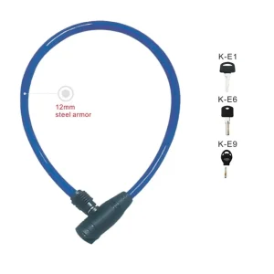 High Quality Bicycle Five Digit Combination Lock Steel Wire Lock for Bike