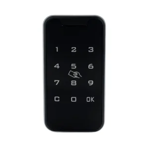 High Quality Black Keyless Digital RFID Smart Cabinet Lock for Office & Gym Memory Card Storage Glass Door with SDK Network