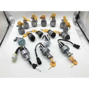 High Quality Ignition Switch for SK 6 SK200 6 SK210 6 SK230 6 Excavator Electric Parts Power Key Lock Switches