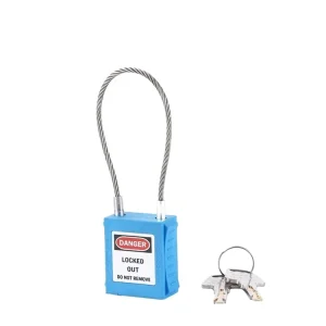 High Quality Industrial Security Lock From China Factory Good Price Flexible Safety Padlock with Length Cable