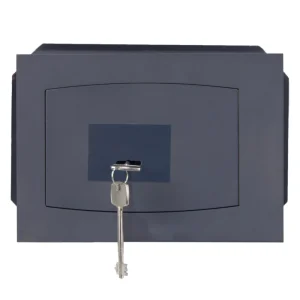 High Quality Key Lock Metal Black Shuaima Home and Wall Safe Box with Conveniently Hidden and Secure Storage