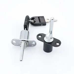 High Quality Polished Zinc Alloy Office Drawer Lock Key Unlock Way for Computer Desks and Furniture