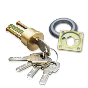 High Quality Round Security Lock Cylinder Set Door Lock in Galvanized Brass High Security