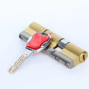 High Quality Security ANSI Grade 1 Anti Drill Anti Snap Euro Door Lock Cylinder Single Double Brass Zinc Alloy Nickel Plated