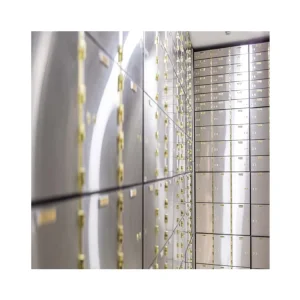 High Quality Stainless Steel Fire Rated Burglary Safe Deposit Box With Two Key Lock Optional Sizes For Office Home & Bank Use